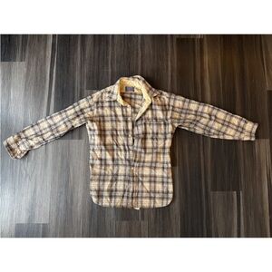 Pendleton Wool Flannel - Brown and Cream